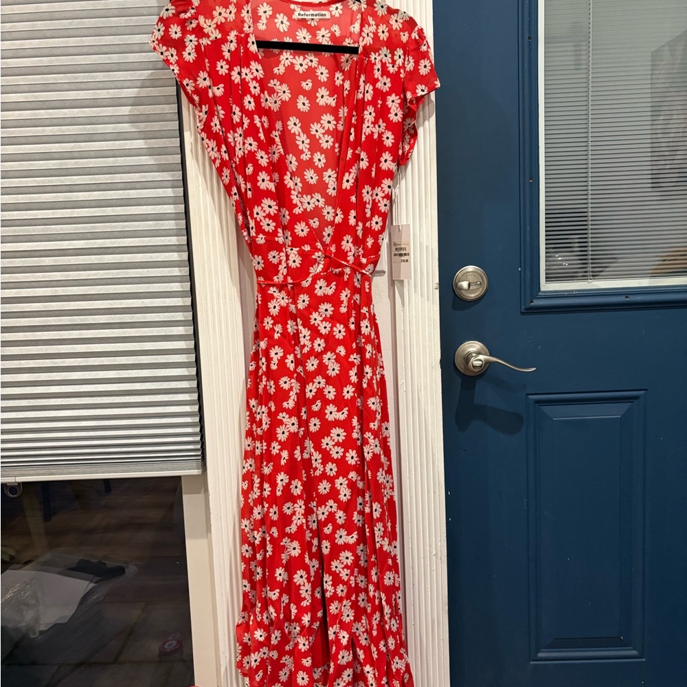 Floral Wrap Maxi Dress NWT Reformation